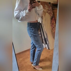 Madewell / J. Crew Perfect Vintage Jeans | Straight Leg Med Blue Wash | 23P